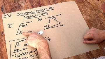 Key Skill - Cointerior angles on parallel lines.