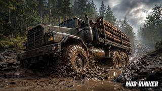 MUDRUNNER | First Mission: Logging Through the Mud 🚛🌲 | No Commentary