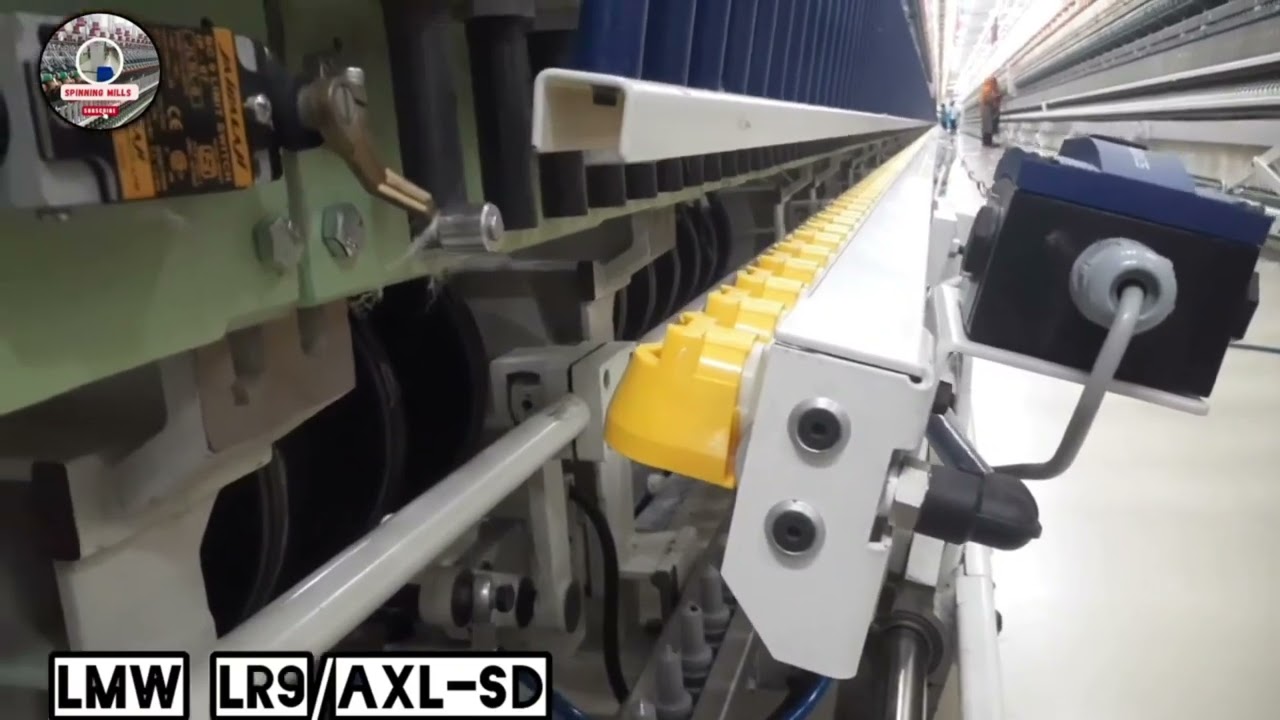 LMW Auto Doffing Ring Machine - Efficient Yarn Production in Action! 🎥 | LMW | AutoDoffing| 