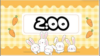 Cute Seasonal Bunny 2 Minute Timer