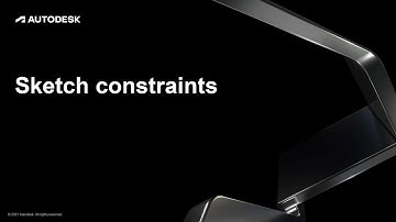 Sketch basics (Video #4) - Constrain sketch geometry