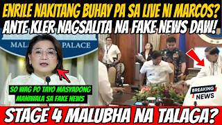 JUAN PONCE ENRILE BUHAY PA SA LIVE NI MARCOS! ANTE KLER NAG SALITA NA SINABING FAKE NEWS?