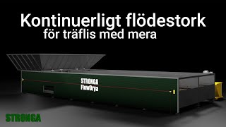 Flowdrya Torktumlare Med Hög Kapacitet För Biomassa, Gödsel, Spannmål Och Mer