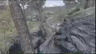 CoD4 - Creek Big Tree Barrier Bounce With Sniper