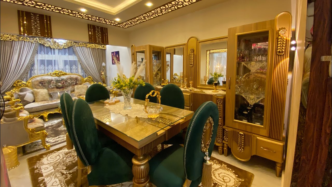 شقه عروسه دمياط الجديده وتحدى فى استغلال المساحه مع كميه الفرش