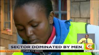 Female boda-boda rider in a sector dominated by men
