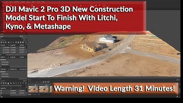 Drone 3D Model start to finish - Mavic 2 Pro, Litchi, Kyno, and Agisoft