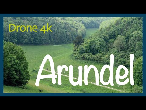 Arundel to Amberley walk | South Downs National Park | Drone 4k |  🇬🇧 Hiking UK | England