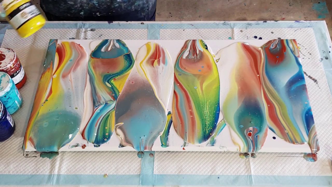 #453 Another "Birthday Pour", Beautiful Cells In This BIG Flip Cup Pour ...