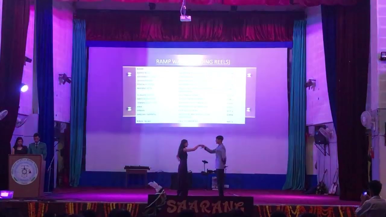 Ramp walk 2 | hollywood theme | Saarang the freshers nite 2023 | 