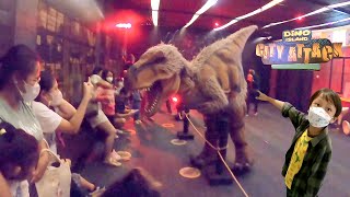 Seru Banget Rex Nonton Pertunjukan Dinosaurus Dino Island City Attack