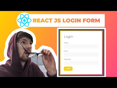 Video Login Form in ReactJS with React Hooks - youtube