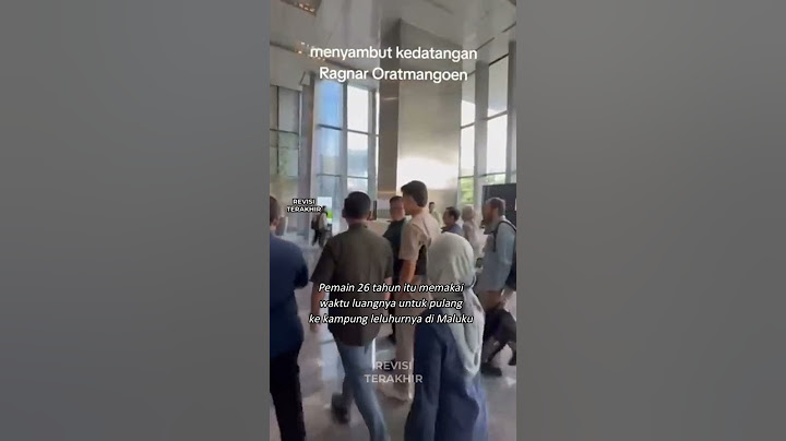 Momen kehebohan Ragnar Oratmangoen pulang kampung