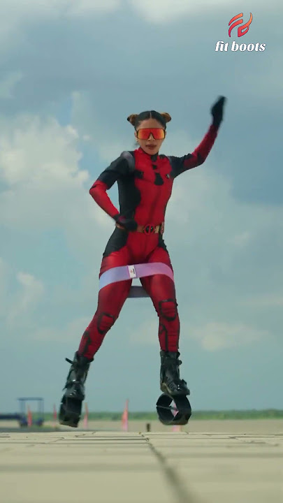 Deadpool Girl Jumps In! | Fun Fit Boots® Workout
