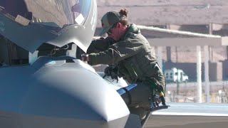 F-35 Female Pilot Major Kristin \\