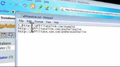 Creating a Localhost Database in WAMP