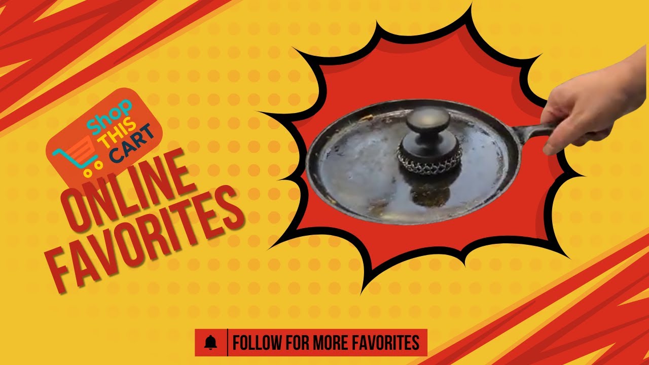 Cast Iron Scrubber Cleaner 🔥 Durable 316 Stainless Steel Chainmail for Skillets, Pans & Woks