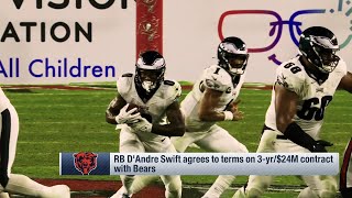 Famous Bears signing RB D'Andre Swift to three-year, $24M deal Net Worth