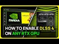✅ Enable DLSS 4 NOW! (Nvidia App + DLSS 3 vs 4 Comparison)