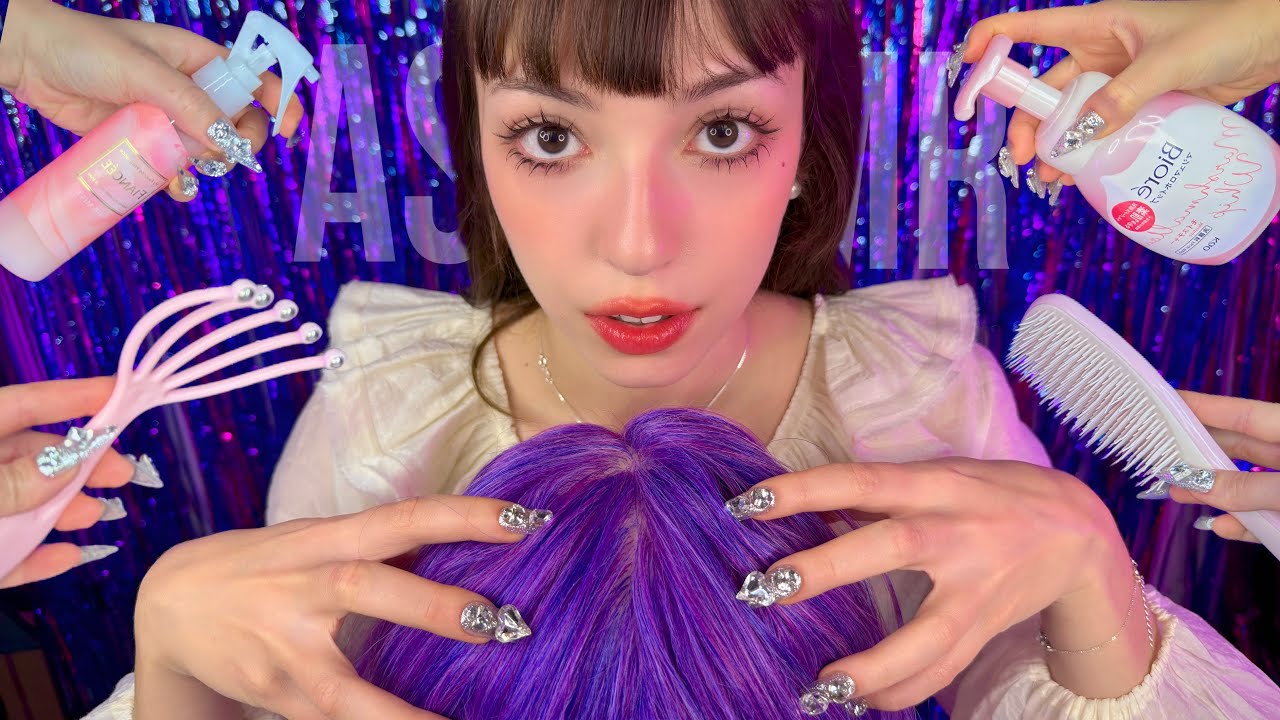 ASMR SPA DE CABEÇA COMPLETO 🧖‍♀️