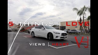 5 things I LOVE about the 2019 Infiniti Q50