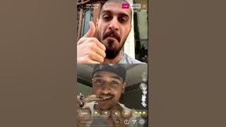 بث سلومو مع تركي ينتهي بتهديد لكلاش (لو انك من ظهر ابوك تعال)