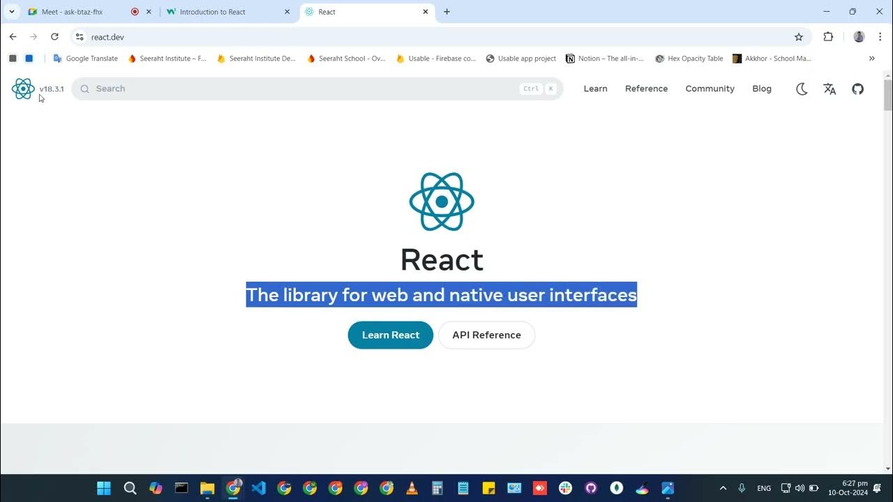28 - React Class 1 | React Introduction | React Components | SASS ...