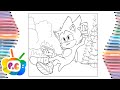 Sonic 2 the hedgehog coloring pages/ Super Sonic with hot-dog coloring/ Elektronomia - Collide [NCS]