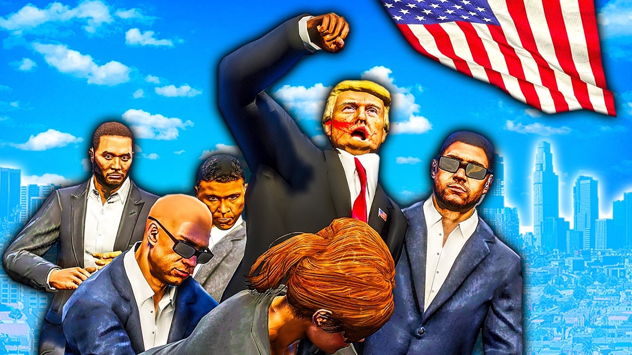 Donald Trump Got SHOT in GTA 5! - YouTube