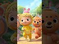 Five Little Monkeys Jumping on the Bed | Count 1-5 Song | 3D Cartoon  #countingforkids #toddlersong