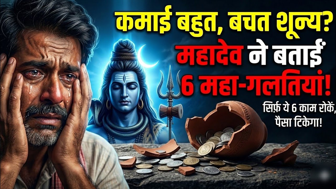 मेहनत के बाद भी पैसा क्यों नहीं टिकता? महादेव ने बताया ये गहरा रहस्य | Shiv Katha