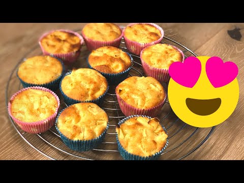 Video: Kokos-Apfel-Kirsch-Muffin