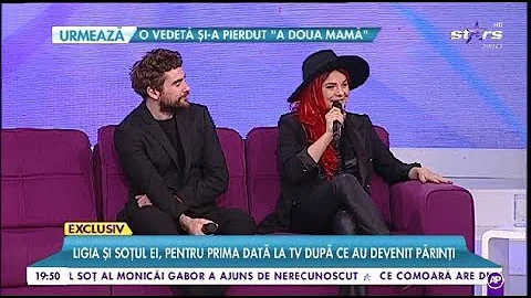 Ligia, prima apariie la TV dup ce a nscut n mare s...