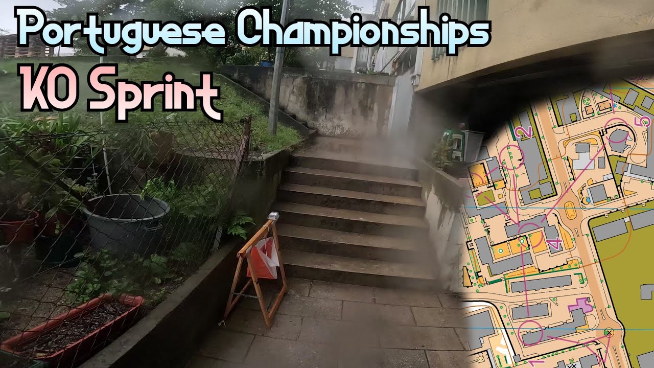 Portuguese Championships - KO Sprint Qualification (headcam orienteering)