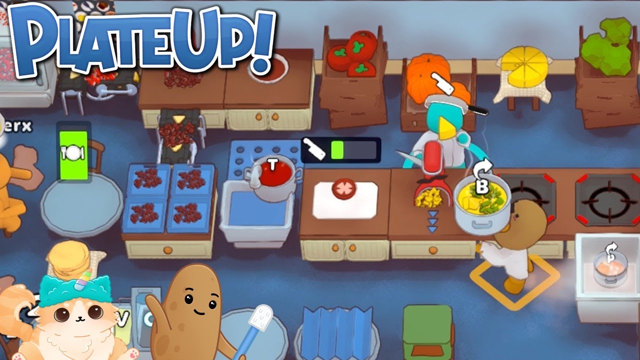 One Whole Diversity! Duo Fish and Burger Food Card Challenge with esaclys! PlateUp!