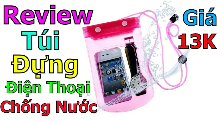 Trên Tay Túi Đựng Điện Thoại Chống Nước, trên shopee test nước và cảm ứng
