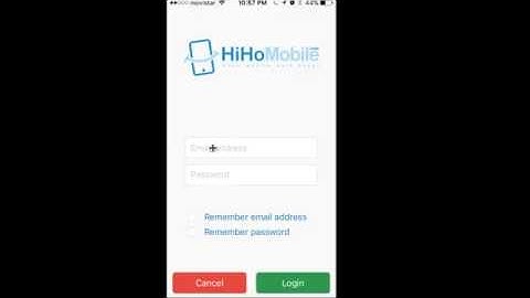 For employees -  Step 2 - How to login to the mobile app   video   July 2016