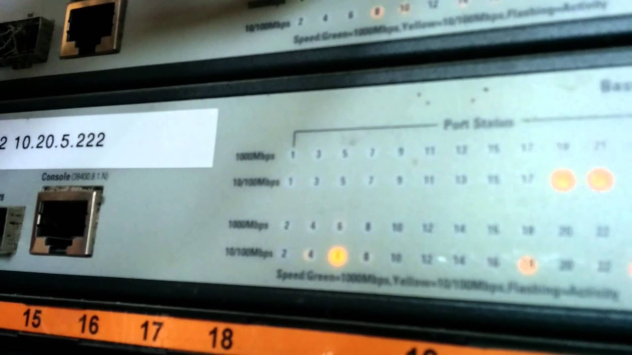 3com Baseline Switch 2928-SFP Plus, Faulty? - YouTube