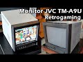Monitor CRT JVC TM-A9U, 9" Retrogaming