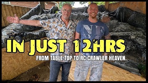 Wij hebben in slechts enkele uren een ENORM RC Micro Crawler-parcours gebouwd!