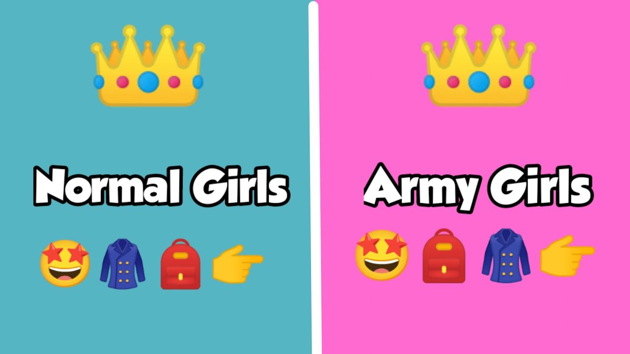 Army girls vs Normal girls 😍 army girls jacket 🧥 vs Normal girls dress 👗/ girls bag gift 