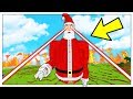 BABBO NATALE GIGANTE DISTRUGGE MINECRAFT ITA!