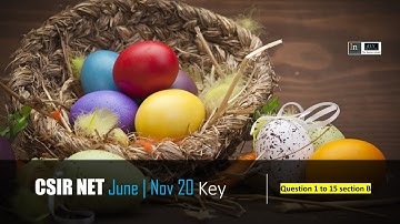 CSIR NET June Nov 20 Key Detailed solution : Q1 to 15 section B | life sciences #iflyNetGate