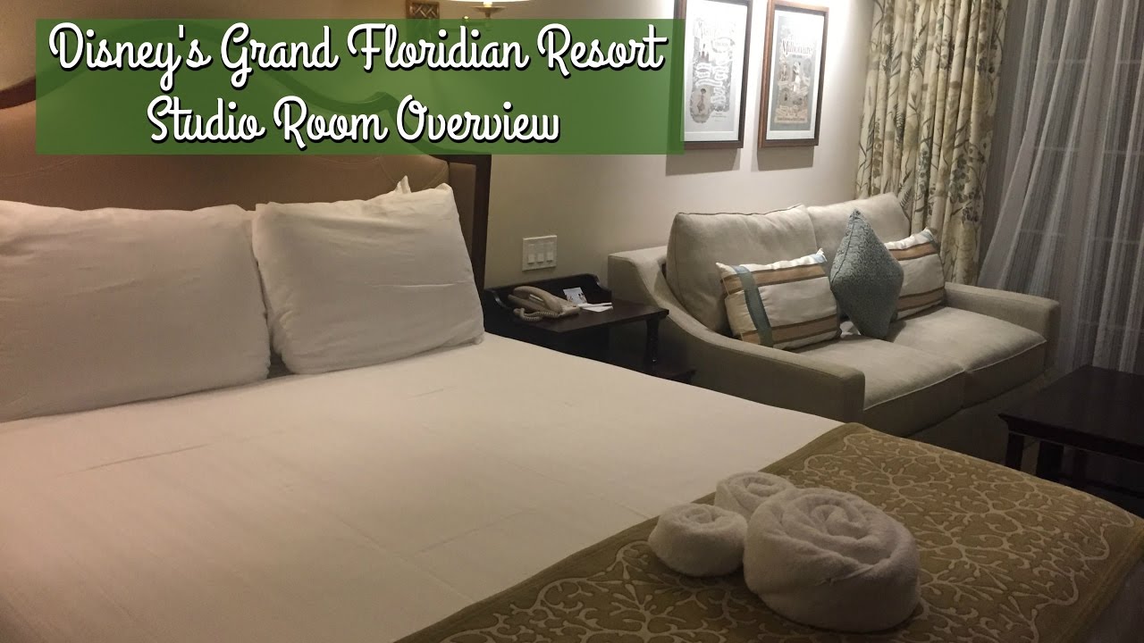 Disney S Grand Floridian Resort Studio Room Overview