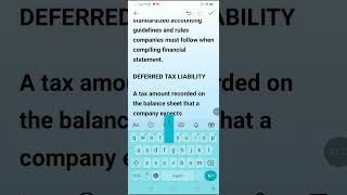 Deferred Tax Liability, Financial Accounting,