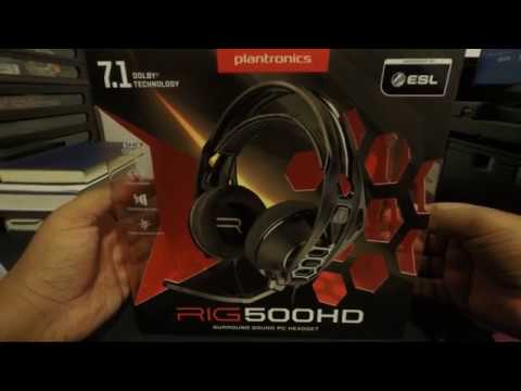 Plantronics Rig 500HD Unboxing