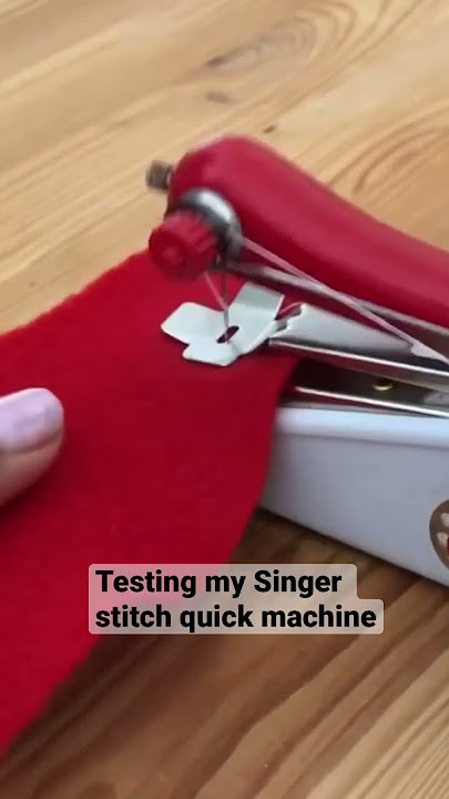 Singer Handheld Sewing Machine from Lidl, Unboxing and Demo