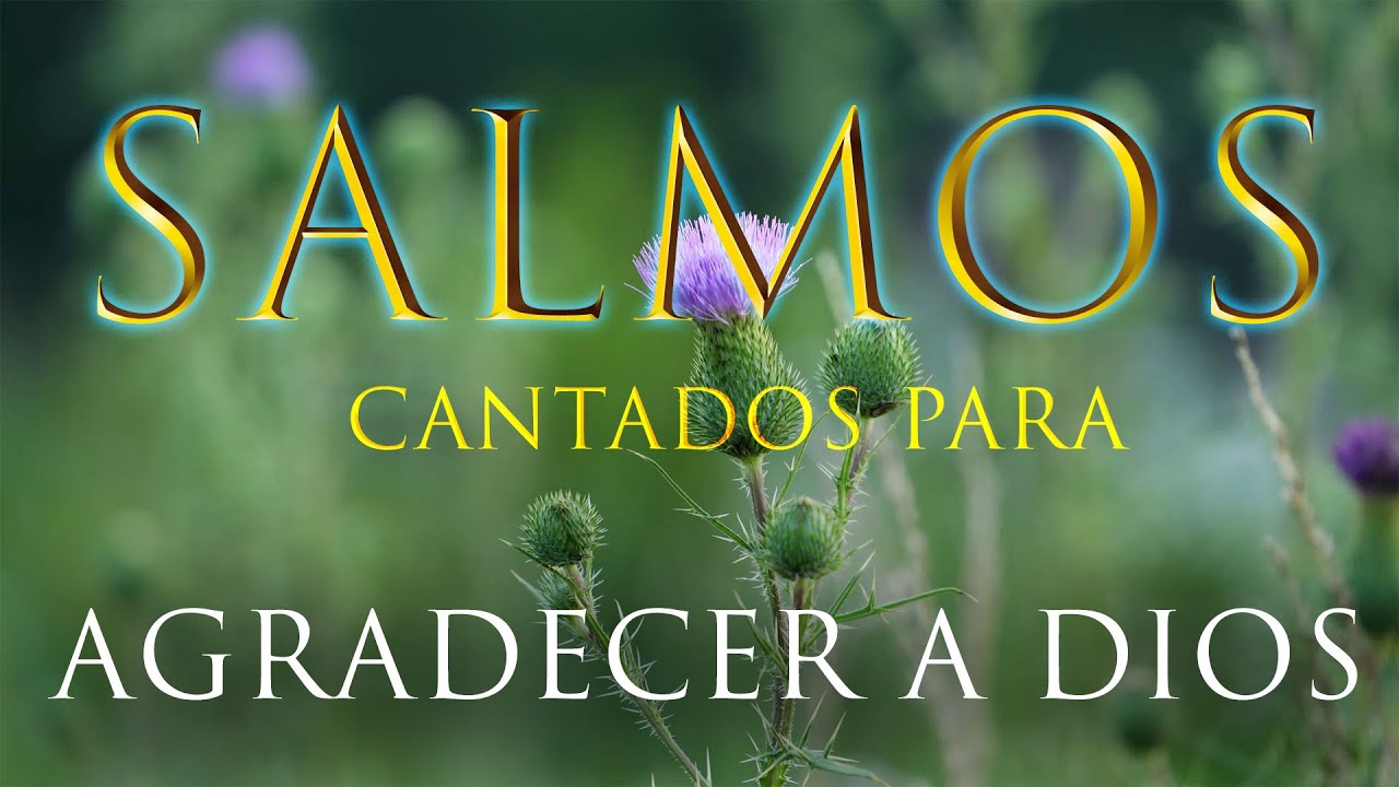 SALMOS Cantados para AGRADECER a Dios - YouTube
