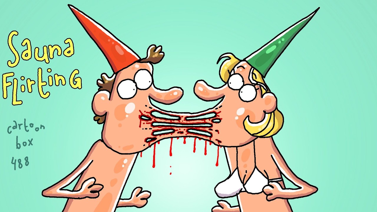 Flirting in a Sauna | Cartoon Box 488 | Hilarious Cartoons