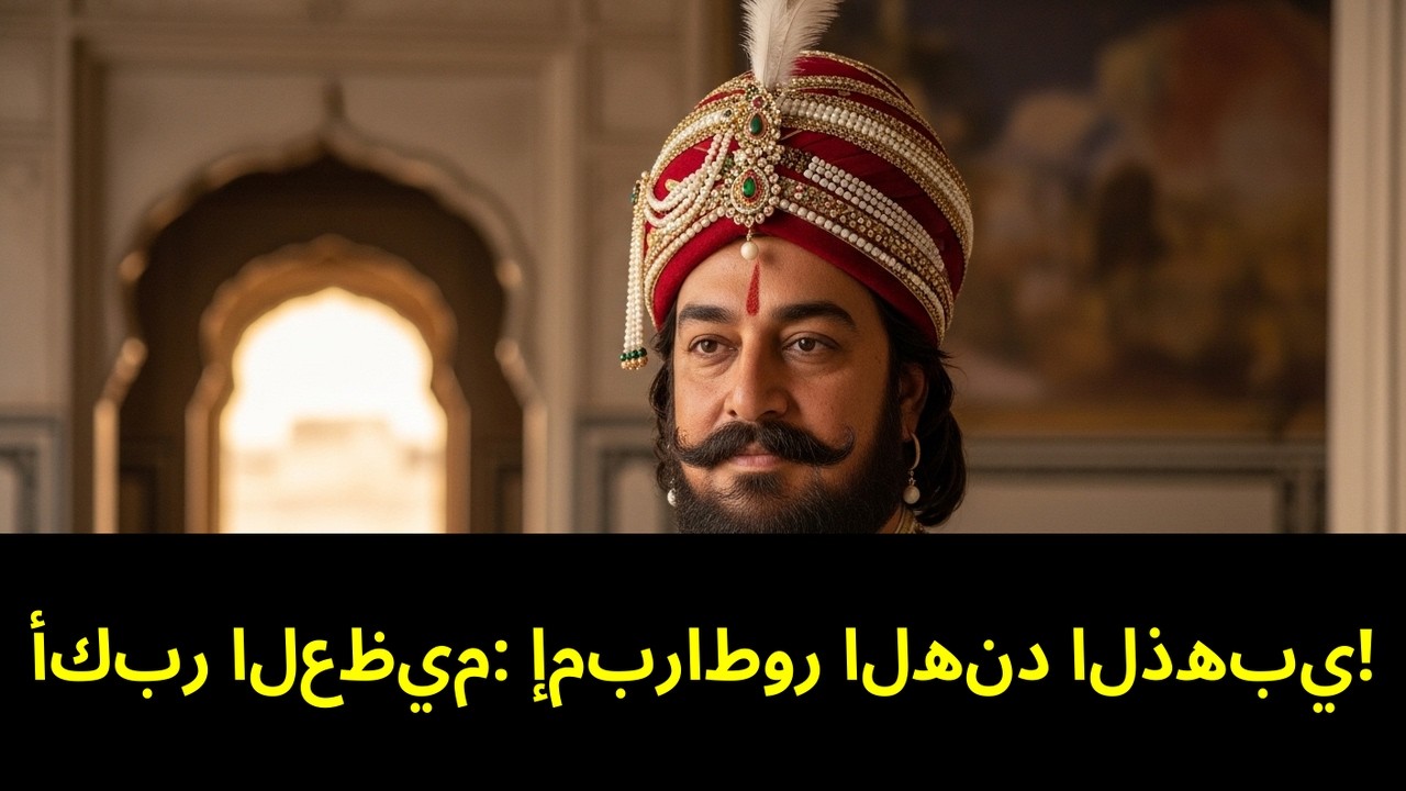 أكبر العظيم  إمبراطور الهند الذهبي!